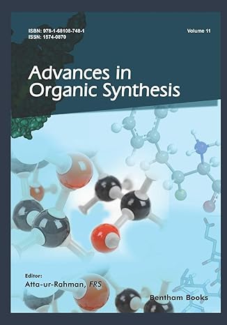 advances in organic synthesis 1st edition atta ur rahman 1681087480, 978-1681087481