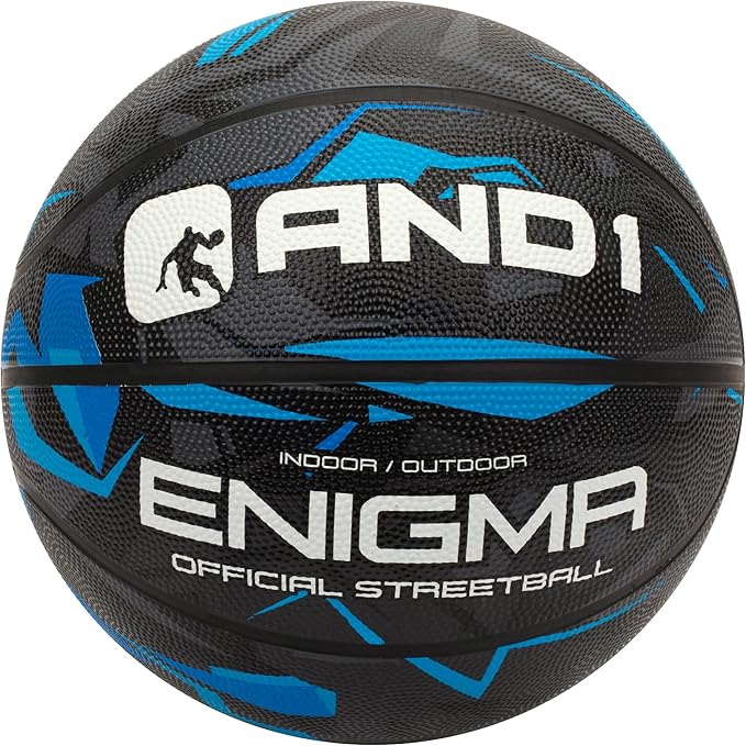 and1 enigma rubber basketball official regulation size 7 street basketball deep channel construction