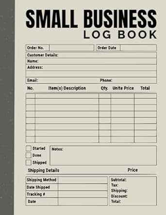 small business logbook inventory sales purchases balance record keeper for home based business daily sales
