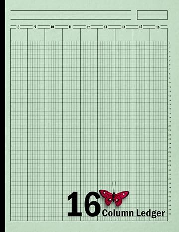 16 column ledger 1st edition umme columnar ledger press 979-8506923930