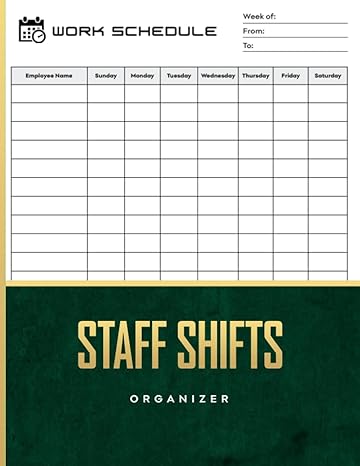 staff shifts organizer weekly staff schedule tracker basic employee weekly work schedule record employee work