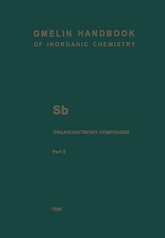 sb organoantimony compounds part 5 compounds of pentavalent antimony with three two and one sb c bonds 1st