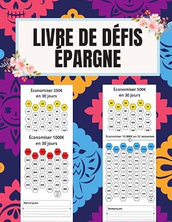 livre de d fis pargne 90 challenges faciles pour faire des conomies 250 500 1000 10000 livre de d fis