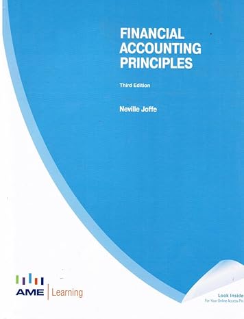 financial accounting principles+wkbk 3rd edition neville joffe 1926751140, 978-1926751146