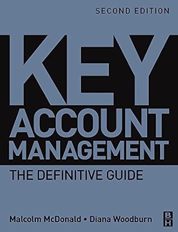 key account management a definitive guide 2nd edition malcolm mcdonald, diana woodburn 0750662468,