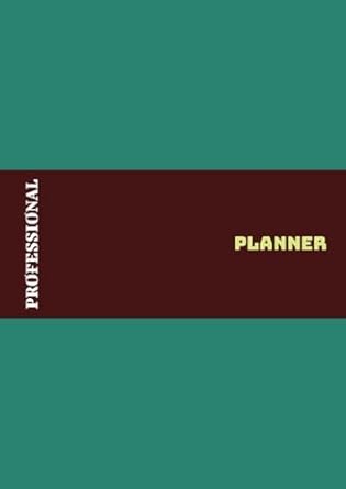 professional planner high size 1st edition imran usman b0c9s8sypx