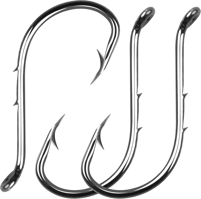 100pcs octopus baitholder fishing hooks sharp barbed beak fish hooks black high carbon steel circle jig hook