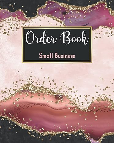 order book small businesses customer order form with order log section for online business daily sales log