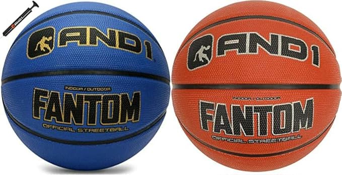 and1 rubber basketball bundle two regulation official size basketballs  ?and1 b0c2jqkdvf