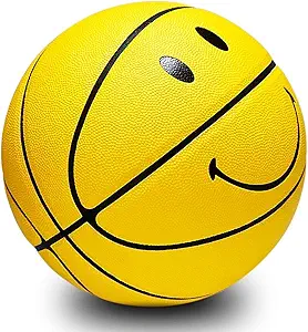 ashendikan no 5 and no 7 smiley basketball leather wear resistant good grip for indoor and outdoor training