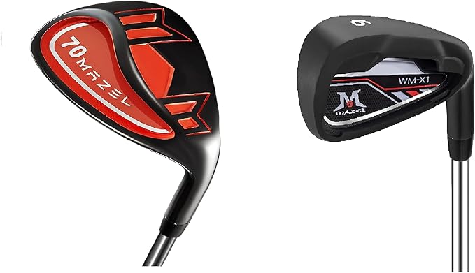 mazel golf black wm x1 iron 1 club and 70 degree sand wedge bundle of 2  ?mazel b0chw7csfg