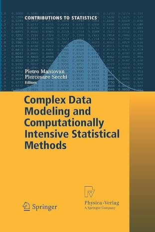 complex data modeling and computationally intensive statistical methods 1st edition pietro mantovan,
