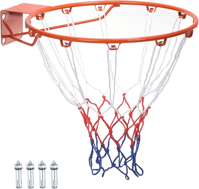 patikil basketball rim replacement wall door mounted hanging standard goal fit most sizes of backboard indoor