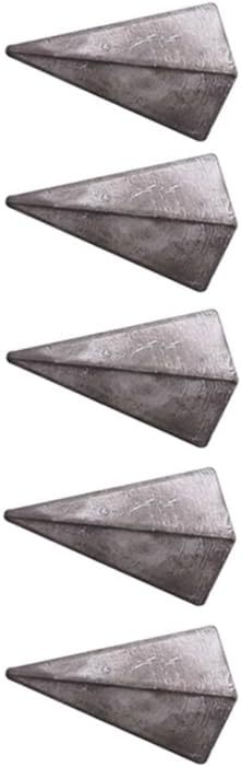 be tool 5 pcs pyramid sinkers lead fishing weights sinkers with 8 different weights for choice for fishing in