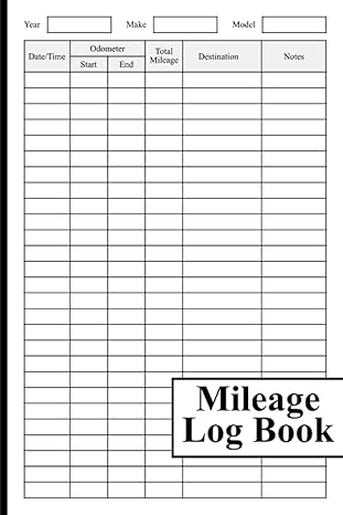 mileage log book vehicle mileage log book for taxes for self employed auto mileage tracker to record and
