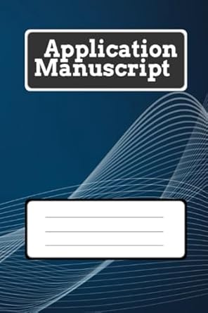 application manuscript 1st edition paper recorder b0cj44xpj8