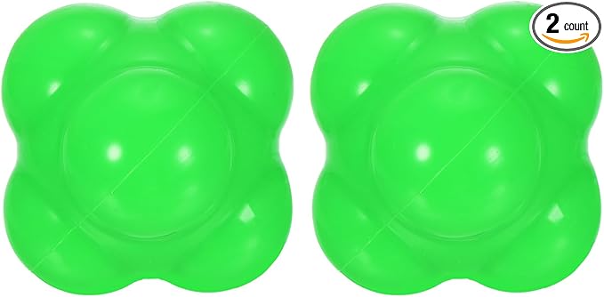 m meterxity 2 pack bounce reaction balls coordination training ball wear resistant silicone apply to