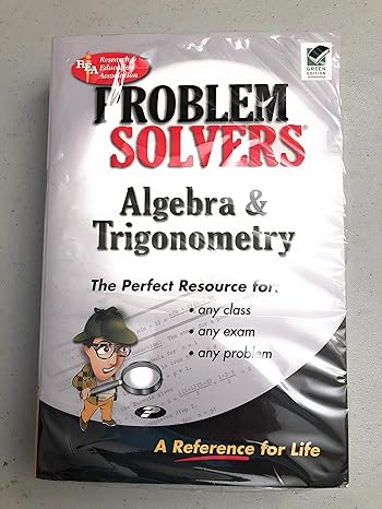 algebra and trigonometry problem solver revised edition jerry r. shipman, algebra study guides 0878915087,
