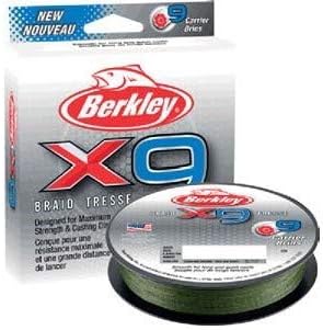 berkley x9 braided fishing line 9 strand braid line for saltwater and freshwater fishing  ?berkley b07jmq1w33