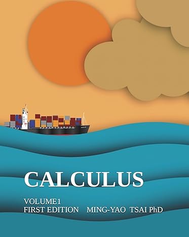 calculus volume1 1st edition ming yao tsai 6260116977, 978-6260116972