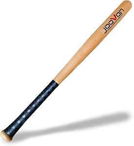 joovon wood baseball bat with rubber antiskid sleeve wooden baseball bat adult wood bat youth perfect for