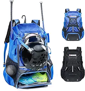 vigegari youth baseball bag baseball backpack for boys youth adults bat bag softball bag t ball softball