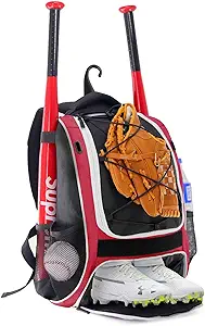 wolt youth baseball bag bat backpack for baseball t ball and softball equipment and gear bat and glove holder