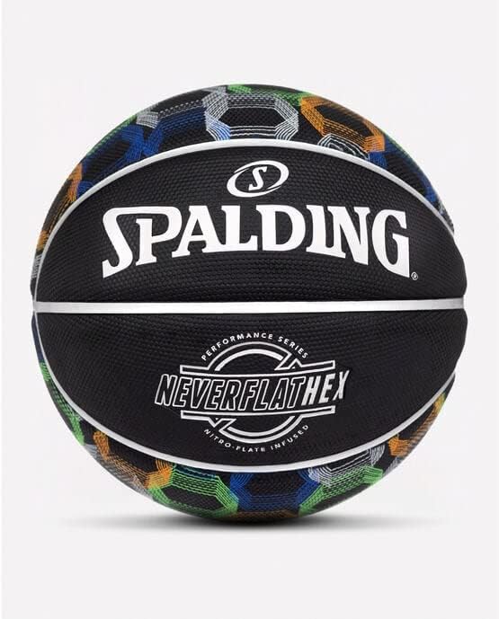 sgt neverflat hexagrip indoor outdoor basketball  ?spalding b0bg5mwvkx