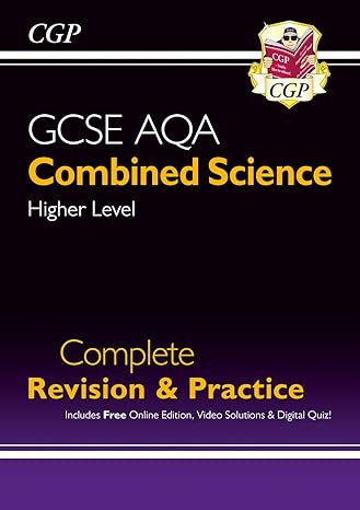 new gcse combined science aqa higher  revision and practice w/ online ed videos and quizzes 1st edition cgp