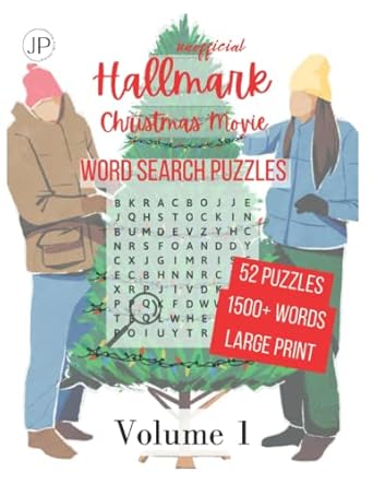 hallmark christmas movie word search 1st edition c johnson 979-8359311410