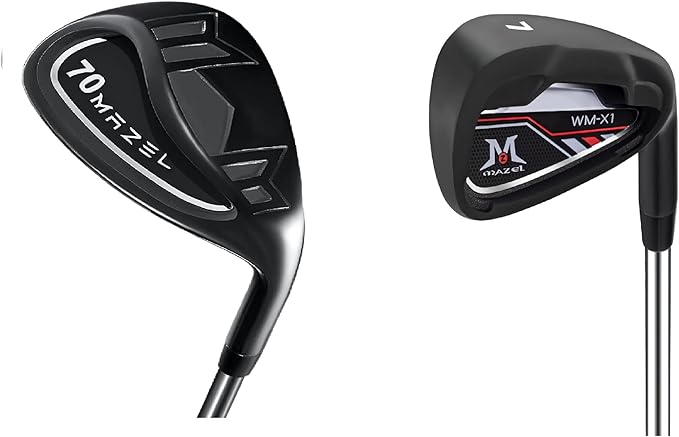mazel golf black wm x1 iron 1 club and 70 degree sand wedge bundle of 2  ?mazel b0chyjc1lb