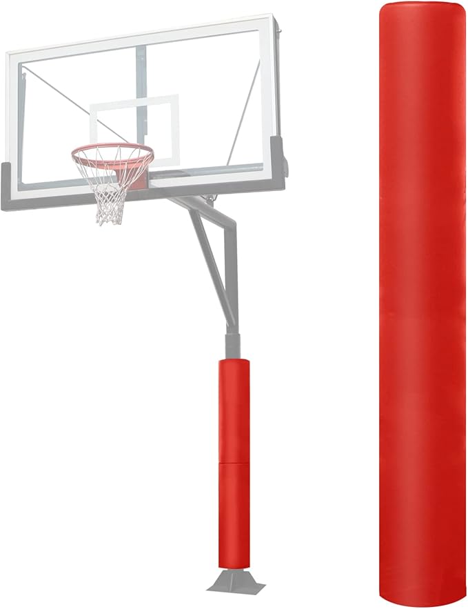 heavy duty basketball pole pads fits 3 x 3 3 5 x 3 5 4 x 4 round size poles 2 thick 72 tall all weather pad 