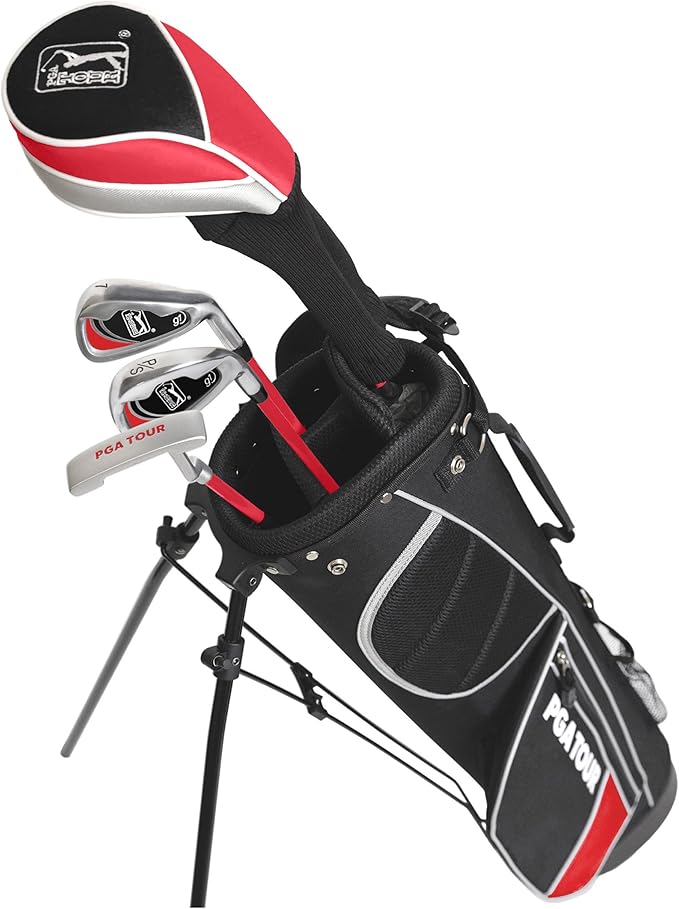 pga tour g1 series red kids golf club set golf clubs and sets for heights 41 48  golf club set w/golf driver