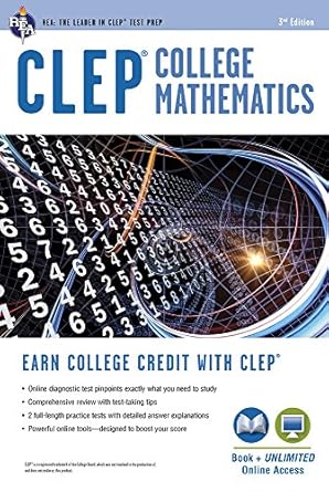clep college mathematics book + online 3rd edition stu schwartz ,mary willi berlinghieri 0738612057,
