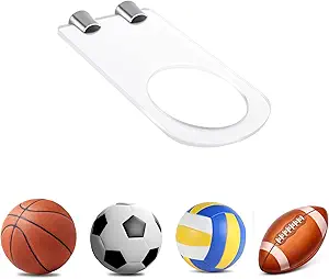 trinenox ball holder wall mount acrylic ball holder display rack basketball soccer holder rack ball hanger