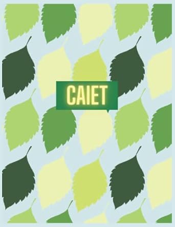 caiet studentesc 1st edition vali lazar 979-8815806917