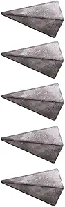 be tool 5 pcs pyramid sinkers lead fishing weights sinkers with 8 different weights for choice for fishing in