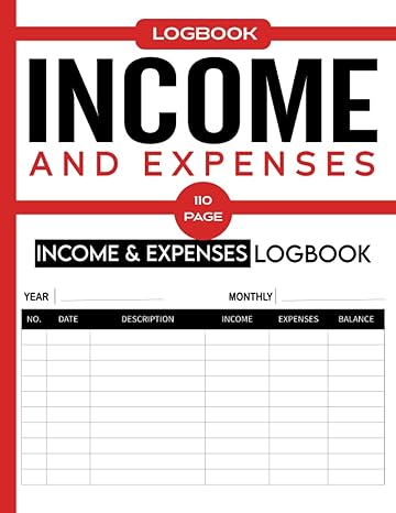 income and expense log book cash book accounts bookkeeping journal for small business 1st edition buxess