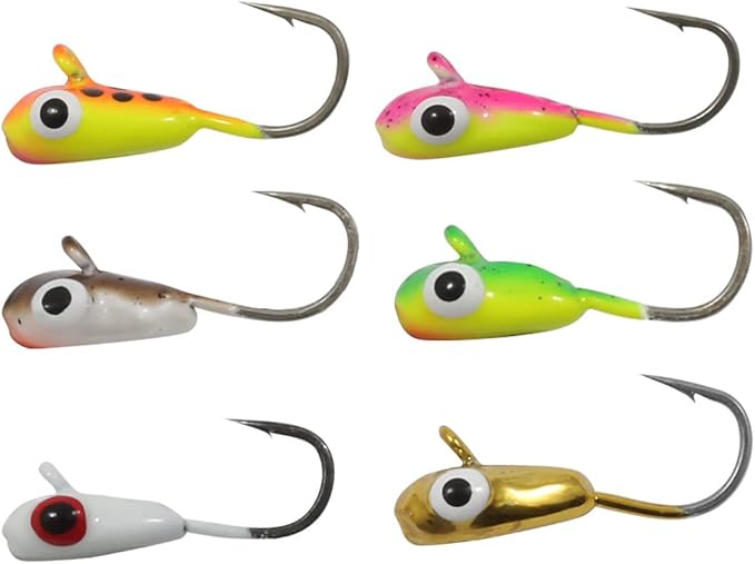 northland fishing tackle tungsten gill getter ice fishing jig for panfish assorted sizes and colors 