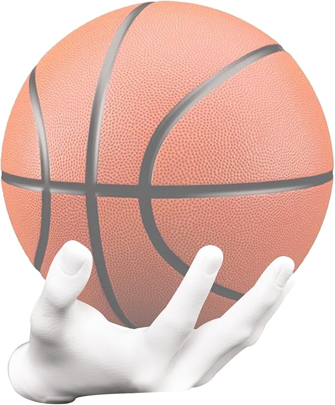 basketball holder hand sculpture ball holder wall mount art decor stand basketball storage rack organizer