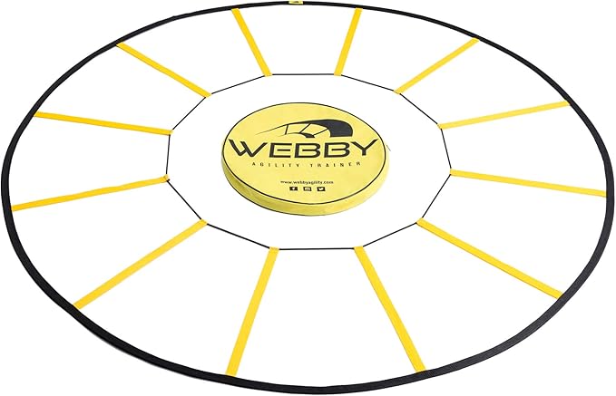 webby agility trainer circle speed and agility ladder for high intensity footwork drills and skills a