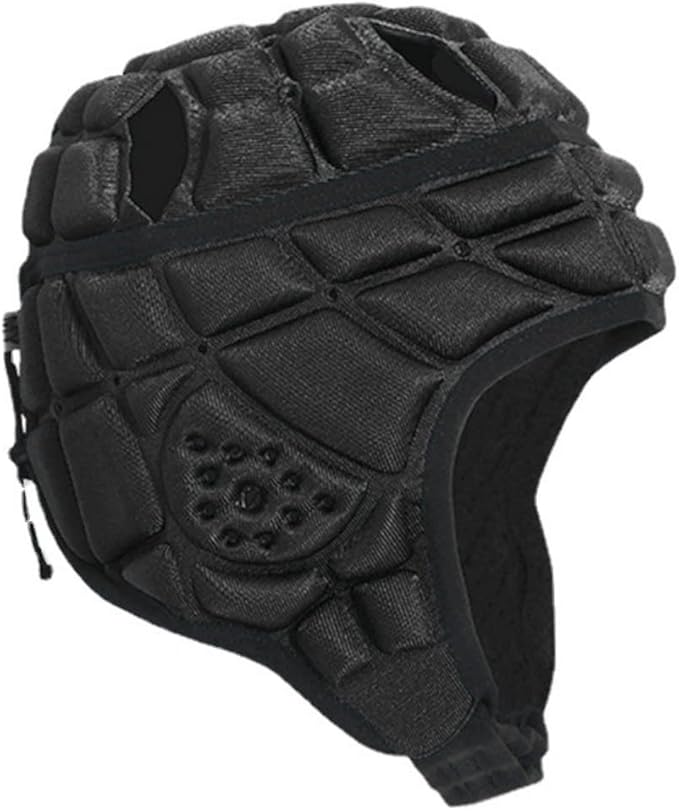 padded rugby helmet protective soft shell headgear for hockey football soccer goalie  ?topeter b09mh83dhl