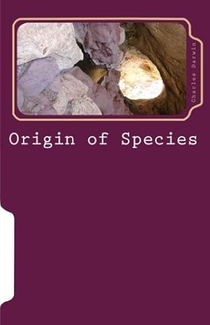 origin of species 1st edition charles darwin 1450514820, 978-1450514828