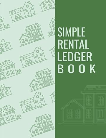 simple rental ledger book rental property ledger book for records rental income and expenses tracker