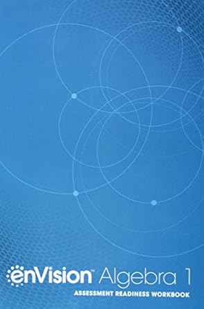 envision algebra 1 assessment readiness workbook 1st edition savvas learning co 0328931691, 978-0328931699