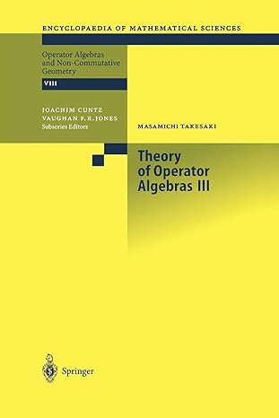 theory of operator algebras iii 1st edition masamichi takesaki 3642076882, 978-3642076886