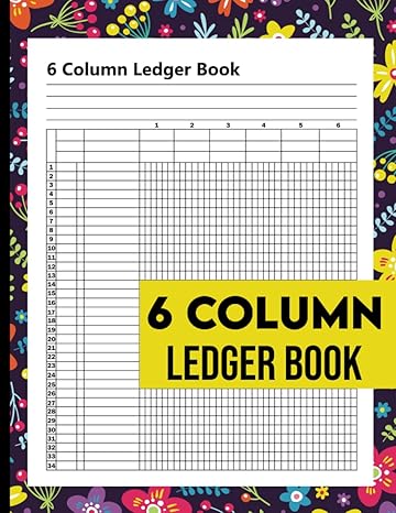 6 column ledger book 1st edition ja mia b0ccxn194h
