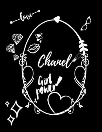 chanel vintage style personalised notebook/diary/journal for women and girls 1st edition katrina morgan