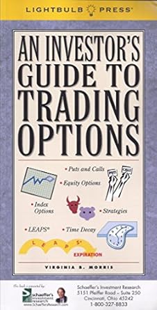 an investors guide to trading options 1st edition virginia b morris ,bess newman 0974038628, 978-0974038629