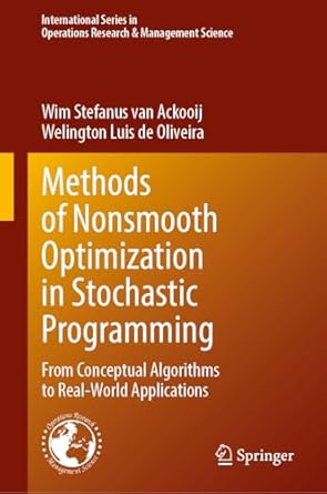 methods of nonsmooth optimization in stochastic programming from conceptual algorithms to real world